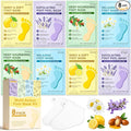 8 Pack Moisturizing Foot Mask,Hydrating Foot Masks for Dry Cracked Feet,Soothing Dry Skin Moisturizer Socks for Baby Soft Feet,Teacher Appreciation Gifts,Foot Care Spa Gifts for Women Men(4 Styles)