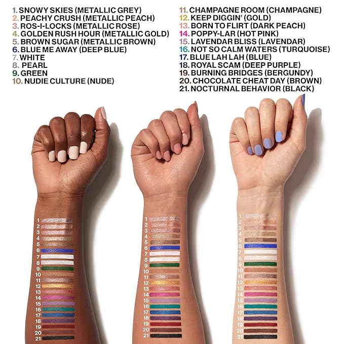 wet n wild Color Icon Cream Eyeliner Eyeshadow Multi-Stick, Moisturizing, Nourishing Velvety Cream-to-Powder Buildable & Blendable Formula, Cruelty-Free & Vegan - Not So Calm Waters