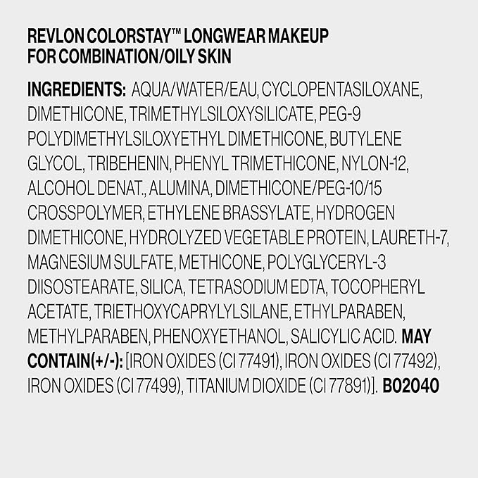Revlon Liquid Foundation, ColorStay Face Makeup for Combination & Oily Skin, SPF 15, Medium-Full Coverage with Matte Finish, 250 Fresh Beige, 1 fl oz