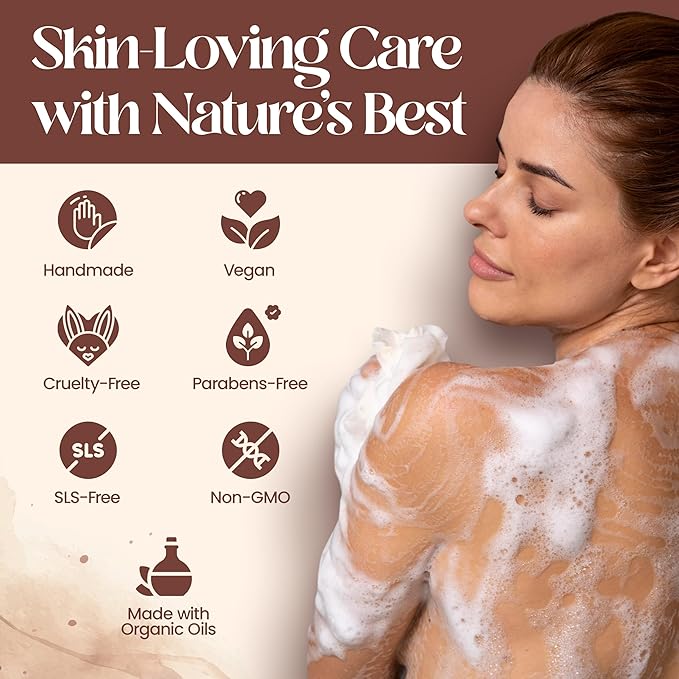 Mary Case Lemon Bar Soap Set of 4 | Natural Soap with Olive & Coconut Oils + Dried Lemongrass | Vegan Bath Soap for Men & Women | Balancing Oily Skin & Boosting Skin Vitality