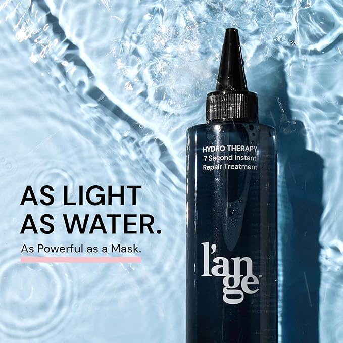 L'ANGE HAIR Hydro Therapy 7-Second Instant Repair | Hydrating & Moisturizing Lamellar Hair Care Treatment | Detangler, Gloss & Anti Frizz Hair Products | Paraben-Free & Safe for Colored Hair | 7 Second