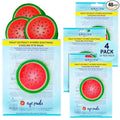 SpaLife Watermelon Cooling Eye Pads, 48 Hydrating Under Eye Patches for Puffiness, Dark Circles, and Tired Eyes, Infused with Hyaluronic Acid, Glycerin, and Vitamin C, Fruity Scent