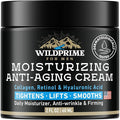 Men's Face Moisturizer Cream - Anti Aging & Wrinkle - Men's Shave Lotion - Made in USA - Collagen, Hyaluronic Acid, Vitamins E & A, Avocado Oil - Age Facial Skin Care, Day & Night Moisturizing, 2 oz