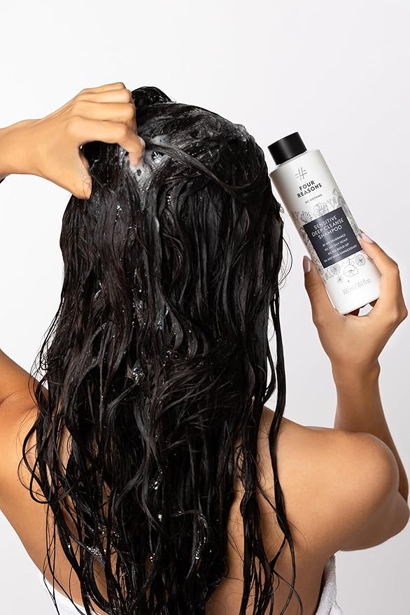 No nothing Deep Cleanse Shampoo - Fragrance Free Clarifying Shampoo for Build Up Removal & Sensitive Oily Scalp - Hypoallergenic, Unscented, Silicone-Free, Vegan - Gentle Detox Shampoo - 10.1 fl oz