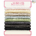 Silk Satin Hair Scrunchies for Women, 8 Pack 8-Color, No Crease, Frizz Control & Hair Breakage Reduction, Soft Hair Ties for All Hair Types, Elastic Hair Accessories for Daily Wear & Gift