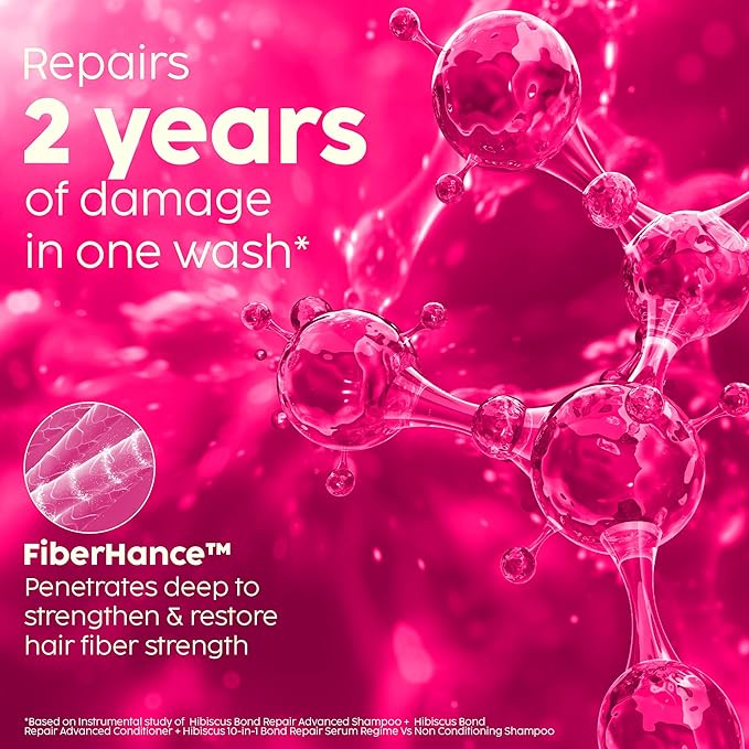 Plix Hibiscus Bond Repair Shampoo | Repairs Hair Structure & Reduces Breakage, 6.76 fl oz
