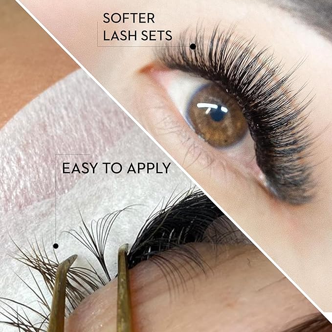 One V Salon Pro 10D Promade Loose Fans, 1000 Premade Mega Volume Lash Fans | D Curl | 0.05 mm | 8–15 mm Mixed Lengths | Thin Base, Hand-Crafted Eyelash Extensions(10D-0.05-D-Curl)