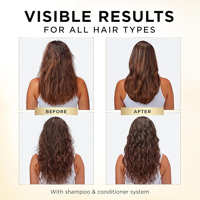 Pantene Conditioner, Daily Moisture Renewal - Pro-V Nutrients for Dry, Color-Treated, Straight to Curly Hair, 72-Hour Hydration & Softness, 25.1 Oz Each, 2-Pack + Miracle Rescue Shot (0.5 Oz)