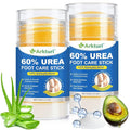 ABOUME 60% Urea Foot Care Stick with 2% Salicylic Acid, Urea Foot Cream for Dry Cracked Feet, Knees, Elbows, Avoid Frostbite, Heel Balm for Callus Remover & Dead Skin Softener (2PCS)