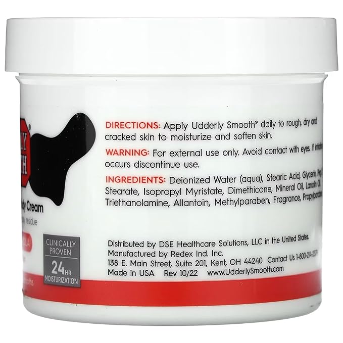 Udderly Smooth Body Cream 12 oz (Pack of 5)