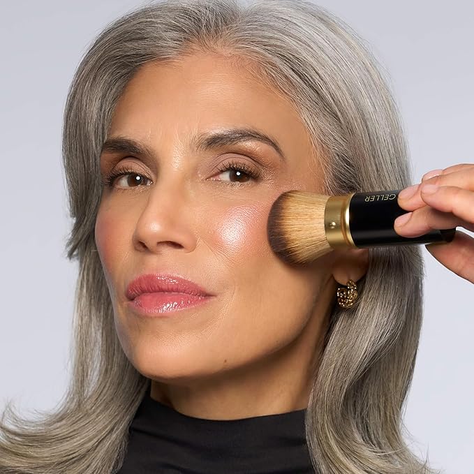 LAURA GELLER Baked Icons Complete Full Face Palette, Deep | All-in-One Makeup Palette with Baked Foundations, Blush, Bronzer, Highlighter, Eyeshadows | Coverage for Mature Skin | Travel-Friendly
