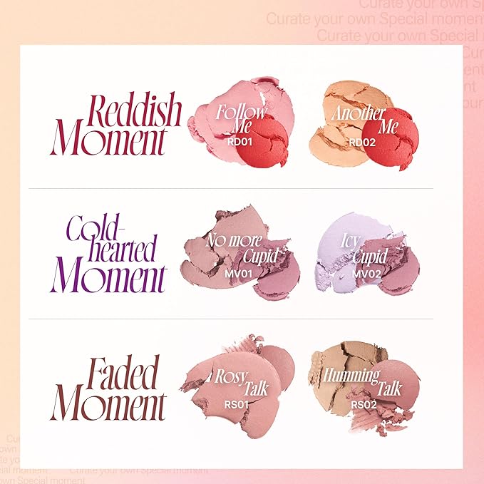 fwee Mellow Dual Blush | PK02 Fall In Highkey | Dual Color, Jelly Texture, 12 Colors, Longwear, Long-lasting | 7.2g