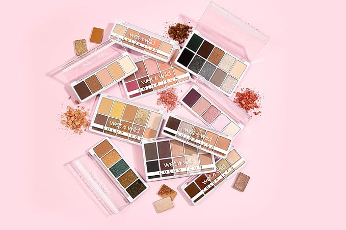 wet n wild Color Icon Eyeshadow Makeup 5 Pan Palette, Matte, Shimmer, Metallic, Long Wearing, Rich Buttery Pigment, Cruelty Free - Walking On Eggshells (Pack of 2)