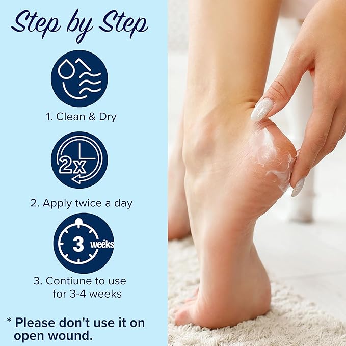 MEOLY 40% Urea Cream for Foot: Urea cream maximum strength with 2% Salicylic Acid for dry cracked skin hand and foot