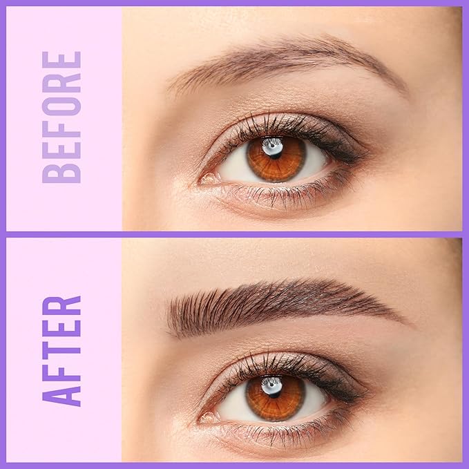 iMethod Eyebrow Pen and Eyebrow Gel - Eyebrow Pencils for Women with 4-Fork-Tip & Brow Gel Clear, Magical 2-in-1 Dual-Ended Brow Pen for Fuller-Looking Defined Brows, Stay All Day, Black