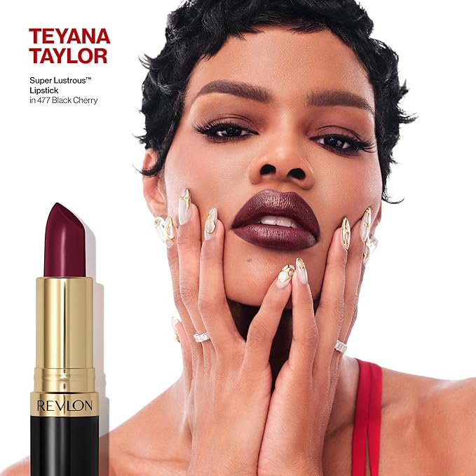 Revlon Super Lustrous Lipstick, Creamy Formula For Soft, Fuller-Looking Lips, Moisturized Feel, 665 Choco-liscious, 0.15 oz