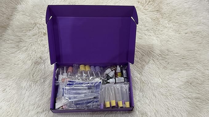 Dewiitine Adult Lip Gloss Base Kit, Cosmetic Lip Gloss Ingredients Set for Personal Use, Clear Gloss Base with Color Pigments & Empty Tubes, Non-Toy, 18+