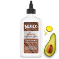 Sauce Beauty Glossy Color + Gloss + Repair, Light Brown, Semi Permanent Hair Dye with Bond-Building and Color-Fade Protection Technology, Adds Shine & Deep Moisture, Lasts 4-8 Weeks, Stops Fade