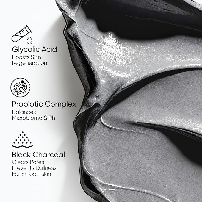 SKINTIFIC Deep Pore Cleansing Blackhead Remover Face Mask Stick, Mud Mask with Natural Alaska Volcano Clay, Gentle Exfoliating, Smoothing Skin, Non-Drying, Skincare Facial Mask