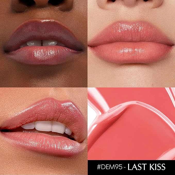 Depuplum Nude Pink Lipstick for Women Moisture Lip Gloss Tinted Lip Balm Sheer Lipsticks for Mother's Day Nourishing Hydrate Glossy Lipstick for Dry Lips, DM95 Nude Pink