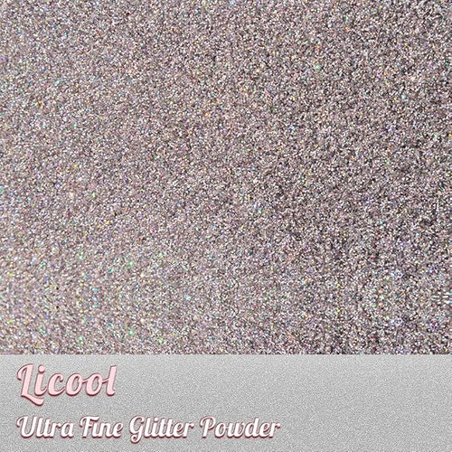 100g Holographic Ultra Fine Glitter, Sparkle Makeup Glitter, Extra Fine Craft Glitter Resin Sequins for Epoxy Glass Resin Art Tumblers Body Hair Face Nail (Laser Silver)