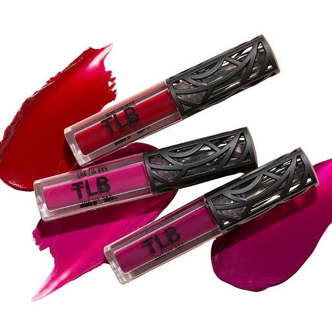 The Lip Bar - Perfect Pout Mini Lip Trio Gift Set (Bawse Lady, Muse, and Playmate) - Nonstop Liquid Matte Lipstick & Non-Sticky Lip Gloss - Travel Size - Gift Box - Vegan, Gluten Free, Cruelty Free