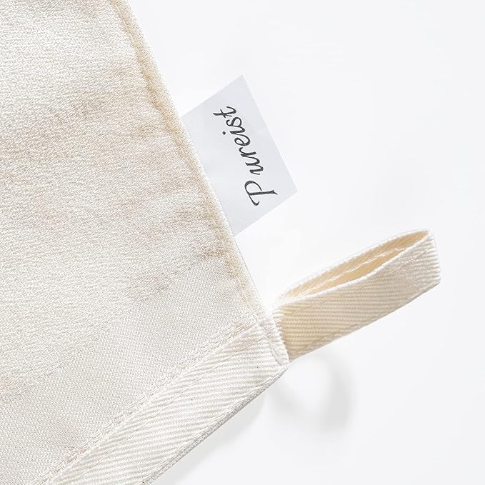 Deep Exfoliating Mitt – 100% Natural Floss Silk | Dead Skin Remover, Keratosis Pilaris Treatment, Pre-Tanning Prep & Ingrown Hair Solution
