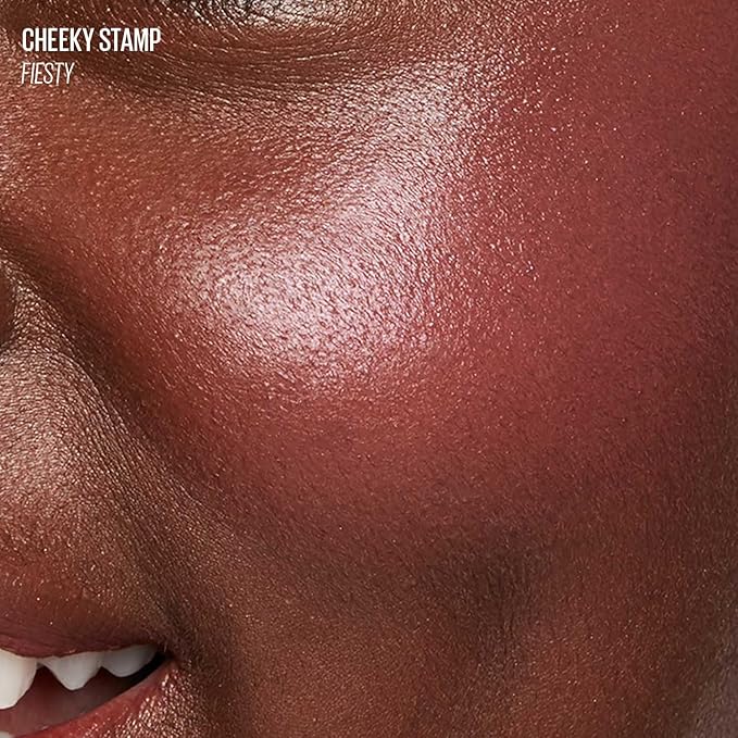 KAJA Blusher - Cheeky Stamp 04 Feisty | Kbeauty, Cute Makeup, Buildable & Blendable Shade with Heart-shaped Applicator, Sunkissed Finish, Travel size, Hygienic, Portable, Korean Makeup, 0.17 Oz
