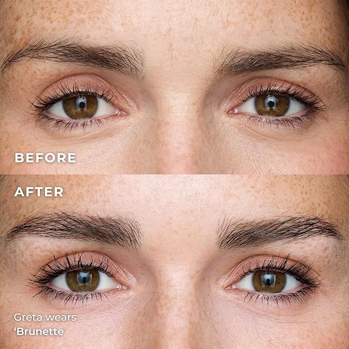 WUNDERBROW Thicker Brow Pen Duo, Dual Ended Pen, Vegan & Cruelty Free (Brunette)
