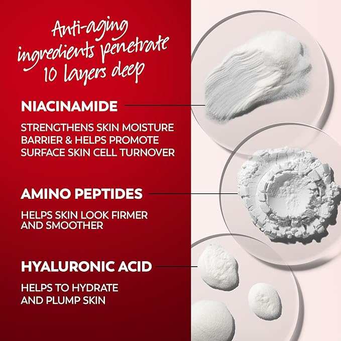 Olay Face Moisturizer, Regenerist Micro-Sculpting Cream for Women, Fragrance-Free Hydrating Anti-Aging, Anti-Wrinkle, Firming Skin Care Hyaluronic Acid, Niacinamide, Amino Peptides, 1.7 Oz (Pack of 3)