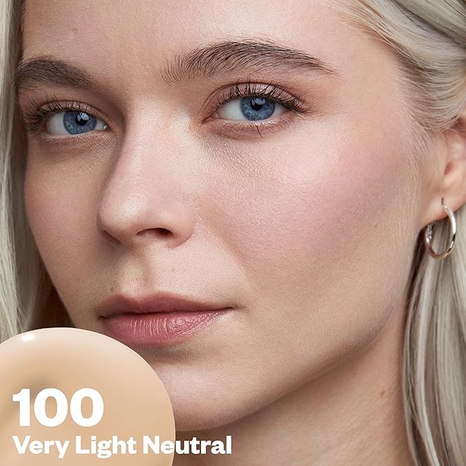 Kosas Revealer Liquid Foundation SPF 25 – Medium Buildable Coverage, Hydrating Natural Glow Finish, Very Light Neutral 100