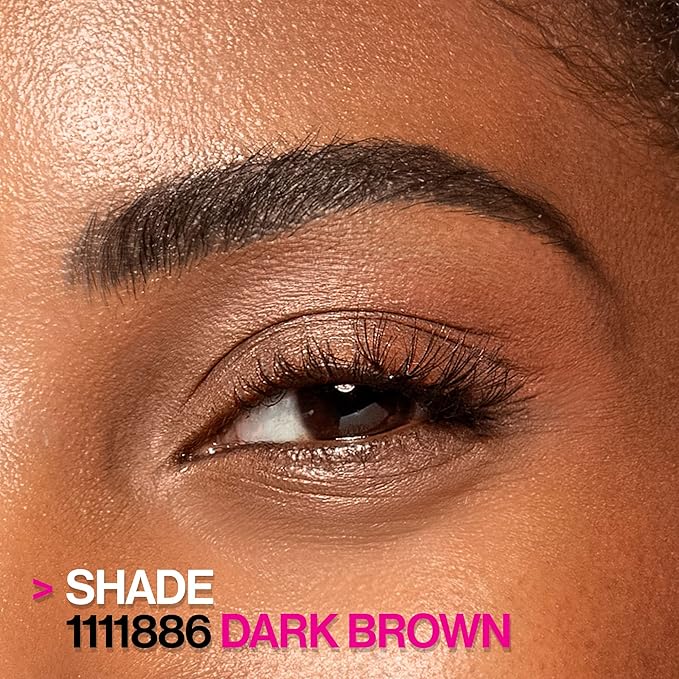 wet n wild Brow-Sessive Brow Pencil, Ultra-Precise Dual Ended Spoolie Brush for Perfect Buildable Blendable Shaping, Natural Lasting Shades for Every Brow, Cruelty-Free & Vegan - Dark Brown(Packaged)