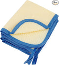 Wash Cloths,Exfoliating Body Scrubber,Body Scrubber Exfoliator,Blue Frame Exfoliating Washcloth,Face Cloths for Washing Face,Loofah Exfoliating Body Scrubber,Wash Rags for Body,Exfoliating Towel 3Pack