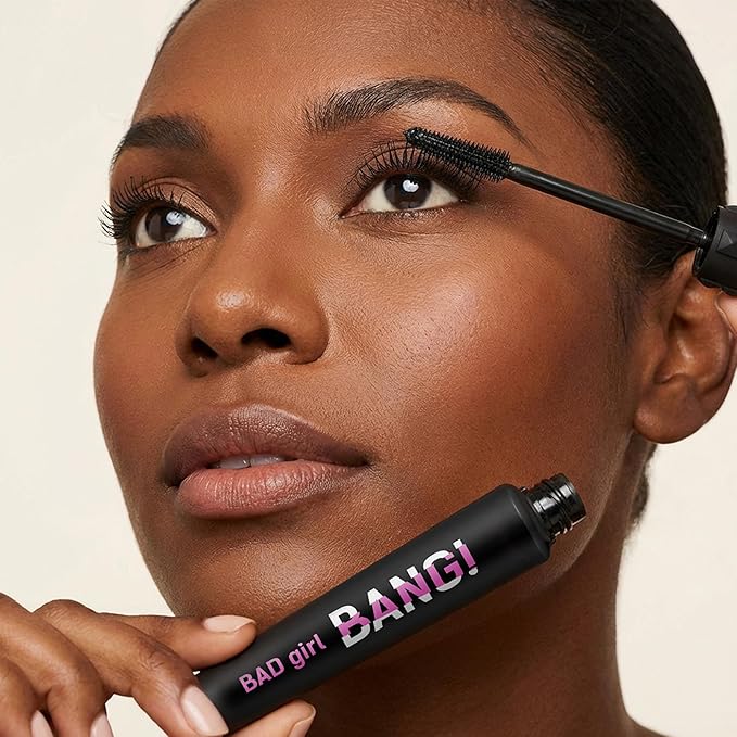 Black Mascara for Eyelashes, Waterproof Mascara Long Lasting Thick Eye Lash, 5D Silk Fiber Lash Smudge-Proof Volume, Lengthening, Curling Mascara Makeup Party Stage Use