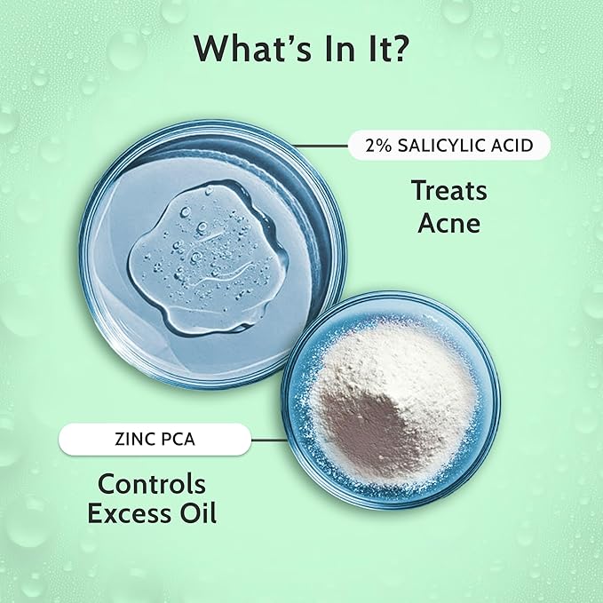 Chemist At Play 2% Salicylic Acid Face Serum | Treats Active Acne | Controls Excess Oil | Fades Acne Marks | Improves Skin Texture | 30ml