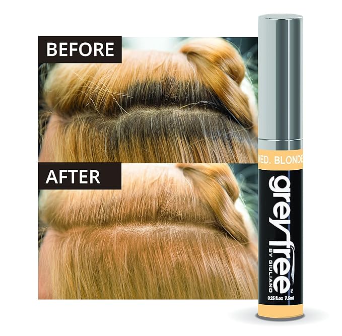 instant Root Touch Up Hair Mascara Temporary Gray Roots Concealer Medium-Blonde (warm tone) Not for concealing dark regrowth 100% gray root coverage