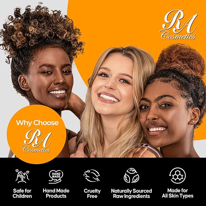 RA COSMETICS Whipped Shea Butter Frankincense - 6oz | 100% Pure & Natural African Shea Butter for Men & Women - Handcrafted Moisturizer with Essential Vitamins for Softer Lips, Healthier Skin & Hair
