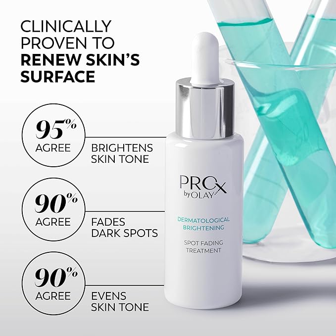 Olay Pro-X Dermatological Even Skin Tone Spot Fading Treatment Serum, 1.3 oz