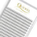 QUEWEL Lash Clusters 240Pcs Individual Lashes 10D 0.10C Curl 13mm Knot-Free Lash Extensions Clusters Lashes Soft&Natural False Eyelashes Individual DIY Eyelash Extension at Home(10D 0.10C 13)