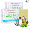 J.R.LIGGETT'S Conditioner Bar - Original Formula, All Natural Hair Conditioner with Coconut Oil & Cocoa Butter - Sulfate Free, Gmo Free, Plant-Based Ingredients for Soft & Smooth Hair, 1.75oz - 2 Pack