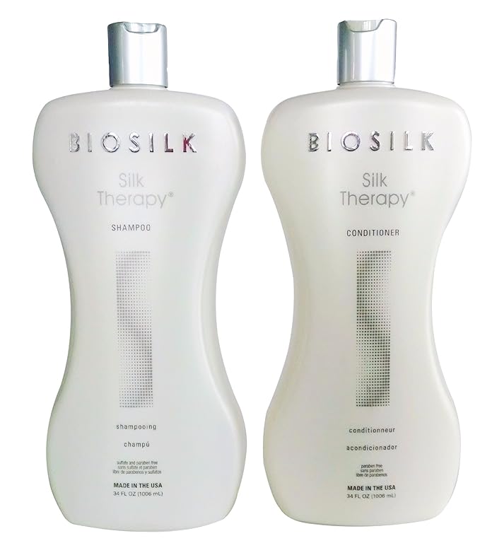 Biosilk Silk Therapy Duo Set Shampoo and Conditioner 34 Oz
