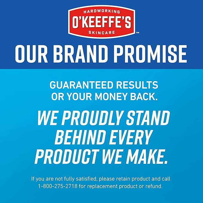 O'Keeffe's for Healthy Feet Night Treatment Foot Cream - 7 oz Tube (2 Pack) - Guaranteed Overnight Relief for Extremely Cracked, Dry Feet, Repairing Skincare, Instantly Boosts and Retains Moisture Levels