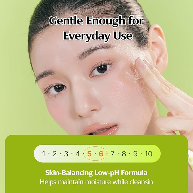 Minari Ampoule Cleanser for Face – K-Beauty Korean Water Parsley & Kakadu Plum Extracts, Hydrating & Gentle Daily Facial Cleanser (Pack of 1)