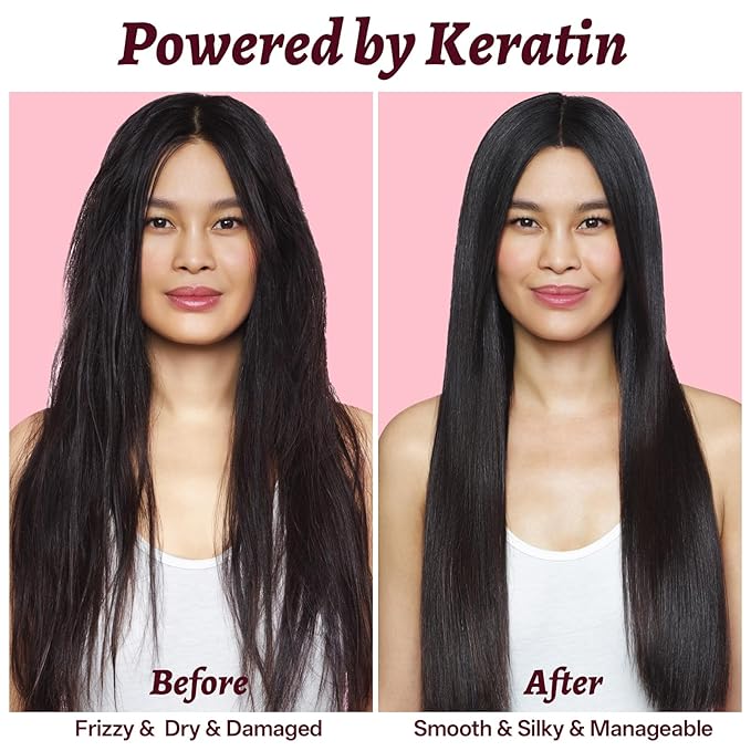 Luseta Keratin Shampoo and Conditioner Set Moisturizing Treatment for Dry Hair Smooth & Repair Damaged Hair for Women Sulfate Free 16.9 oz