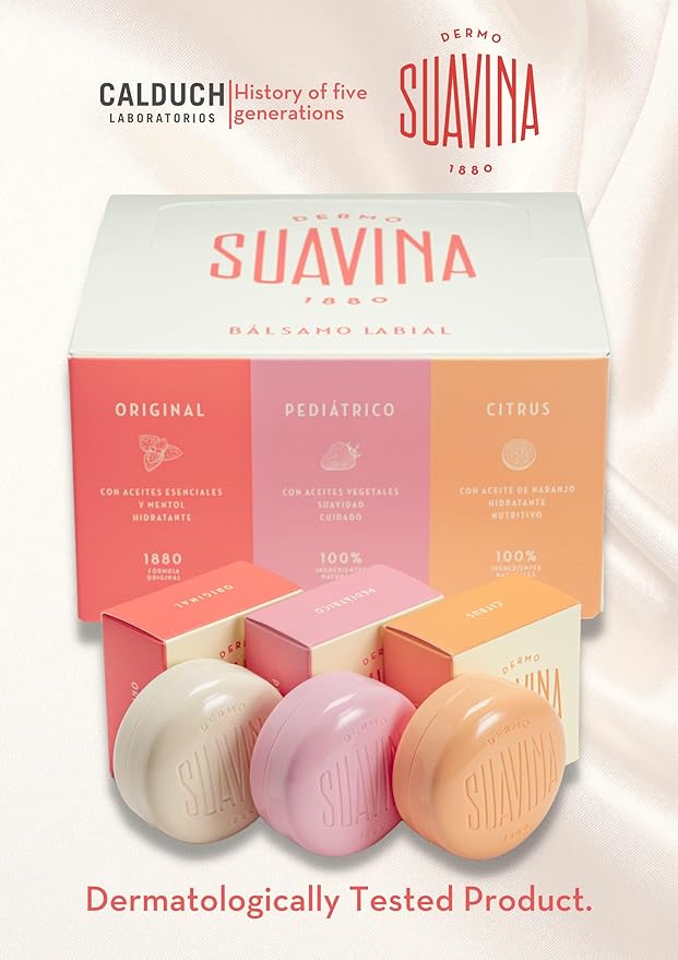 Suavina Extreme Dry Lip Repair Balm – Intensive Treatment for Cracked Lips, Cold Weather Lip Therapy with Natural Ingredients & Citrus Essential Oils – 0.3 oz