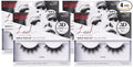 KISS Lash Couture Triple Push Up Collection, 3D Volume False Eyelashes with Triple Design Technology, Multi-Angles & Lengths, Cruelty-Free, Contact Lens Friendly, and Reusable, Style Corset, 1 Pair