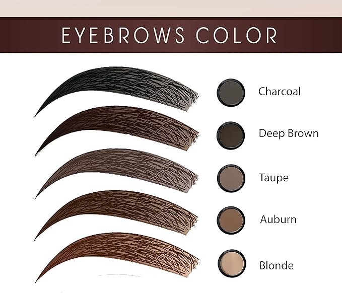Mom's Secret 100% Natural Eyebrow, Organic, Vegan, Eyebrow Powder, Gluten Free, Cruelty Free, Made in the USA, 2.5 g. (Auburn)