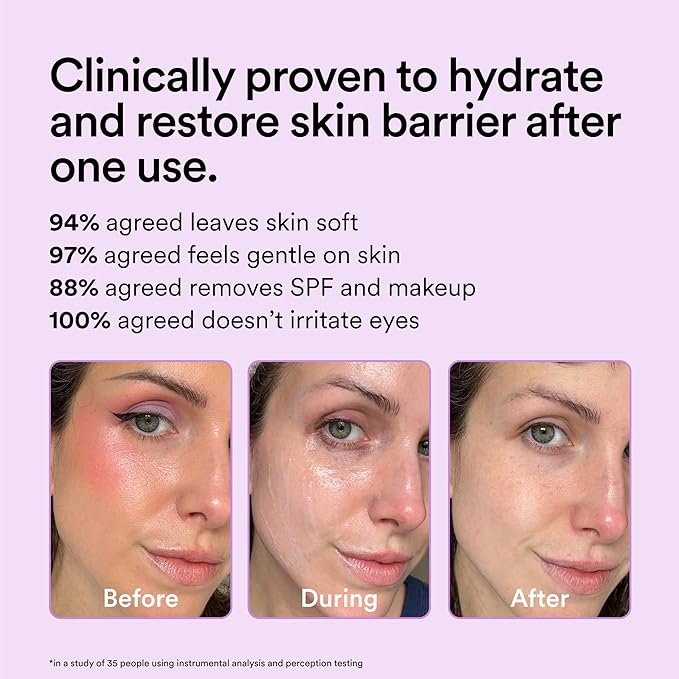 Experiment Plasma Wash Moisture Depositing Gel Cream Cleanser - Hydrating, Barrier Restoring, & Non-Stripping Face Wash w/Glycerin & Jojoba Oil, 5.0 FL OZ - Gentle Facial Cleanser for All Skin Types