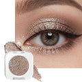 Erinde Champagne Brown Shimmer Single Eyeshadow, Metallic Glow Glitter Cream Eye Shadow, Monochrome Eyeshadow Palette Makeup, Waterproof Sombras para Ojos, Vegan & Cruelty-Free, 10