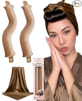 Classic Velvet Heatless Hair Curler Curling Rod Set - Soft Jumbo Large Flexi Rods Hair Rollers Curlers to Sleep In for Women, No Heat Heatless Curls Overnight Rods for Long Hair Volume Look